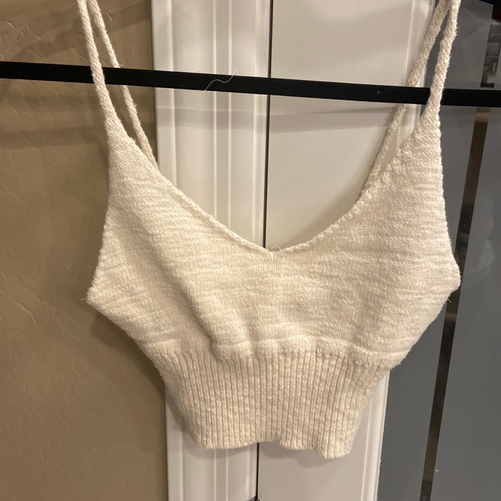 Knit cropped top
